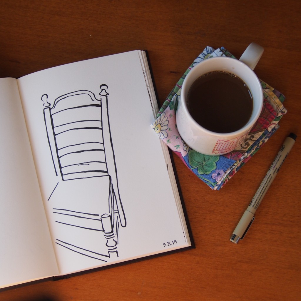 chair furniture nearly daily doodles nearlydailydoodles caitlin marquis 2015