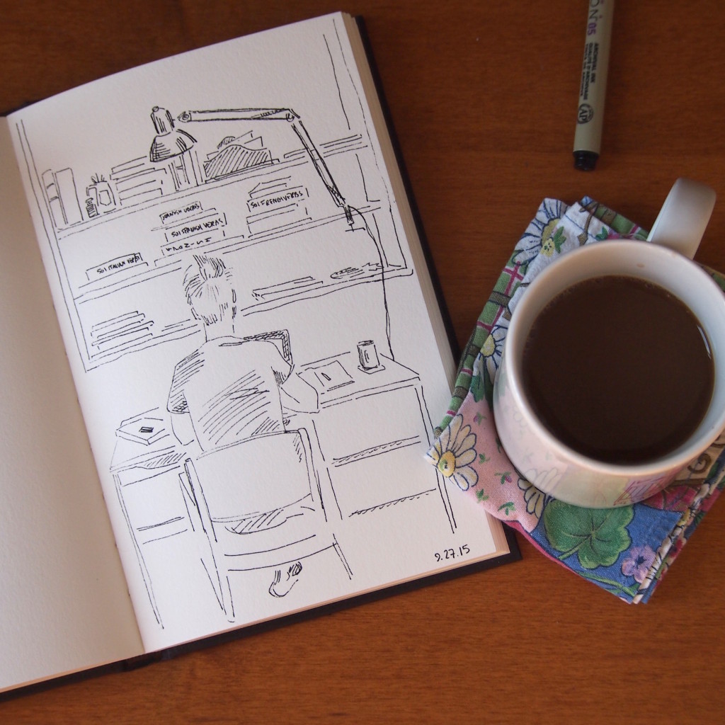 sunday morning nearly daily doodles nearlydailydoodles caitlin marquis 2015