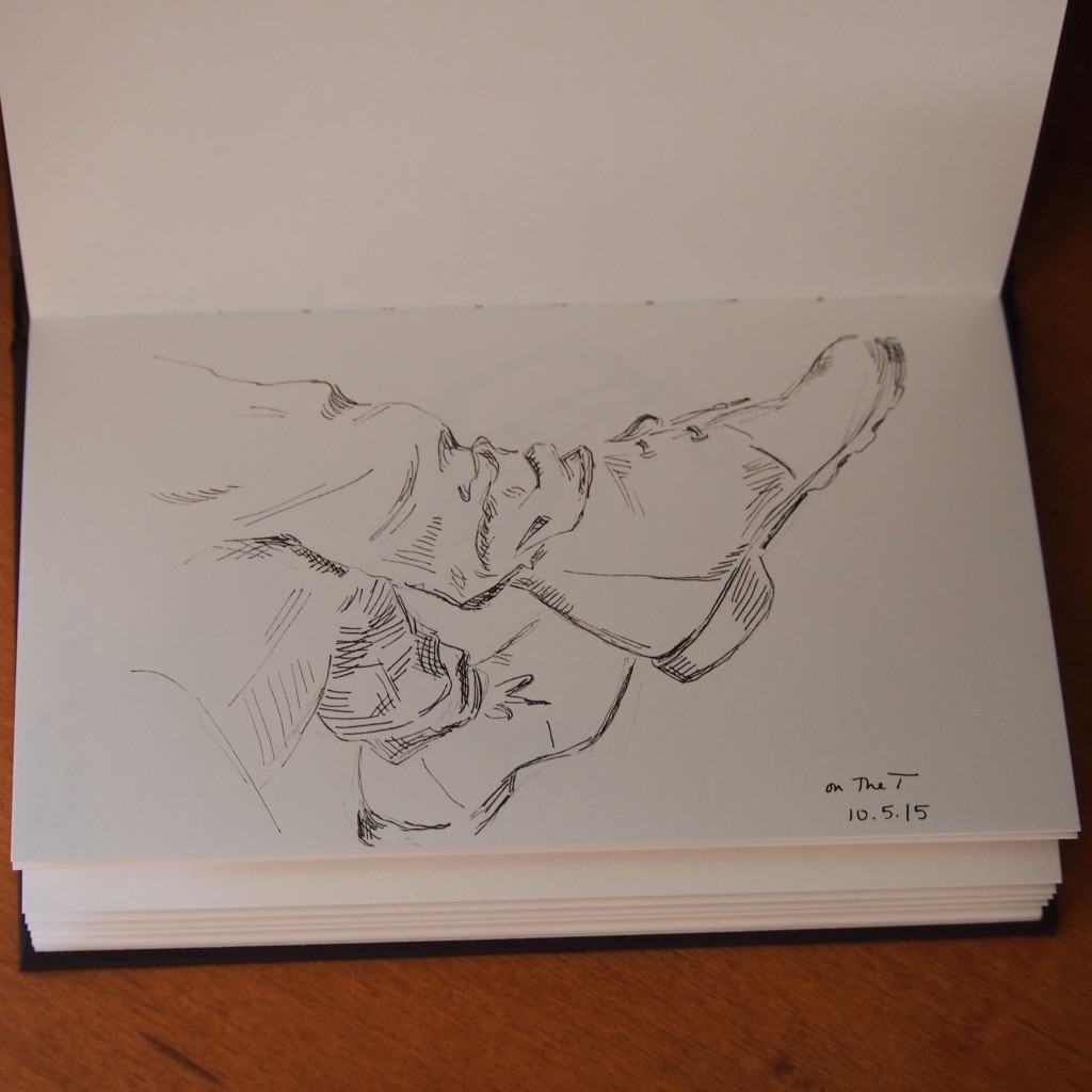 caitlinmarquisstudio nearlydailydoodles shoes perspective mbta