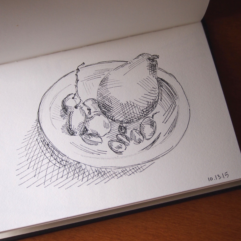 caitlinmarquisstudio nearlydailydoodles fruit grandpa